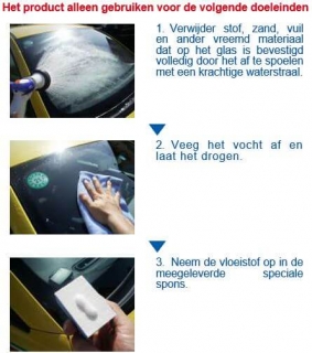 SENSHA Oily Film Clean instructie 1van2a