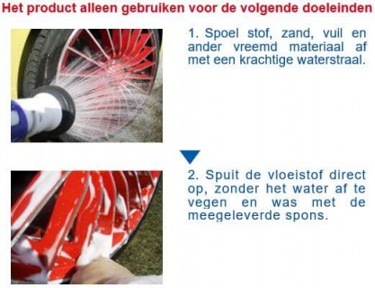 SENSHA Wheel Tire Clean instructie 1van2a